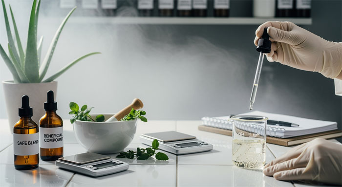 چهارمین ویژگی کرم پودر خوب، ترکیبات ایمن و مفید