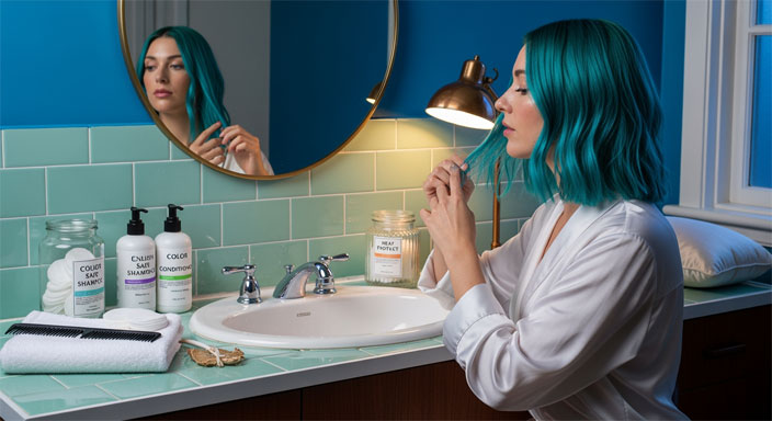 دلایل ضرورت روتین مراقبت از موهای رنگ شده