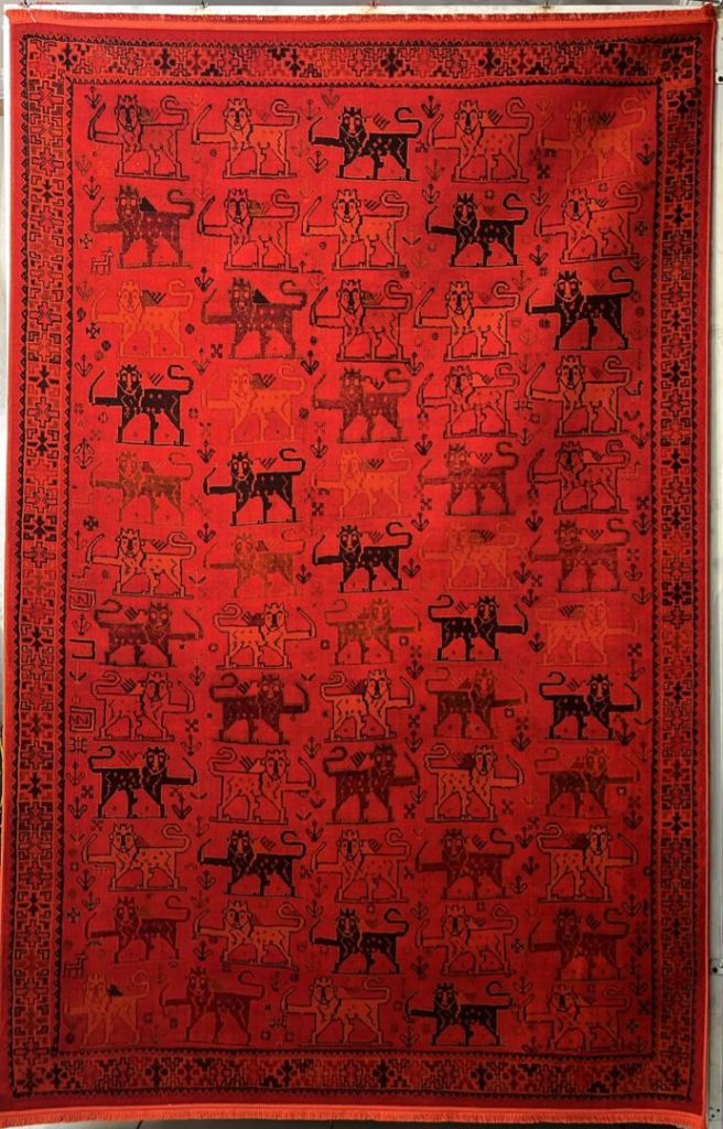 فرش ۶ متری ۱۰۰۰ شانه تراکم ۳۰۰۰ نخ ترک